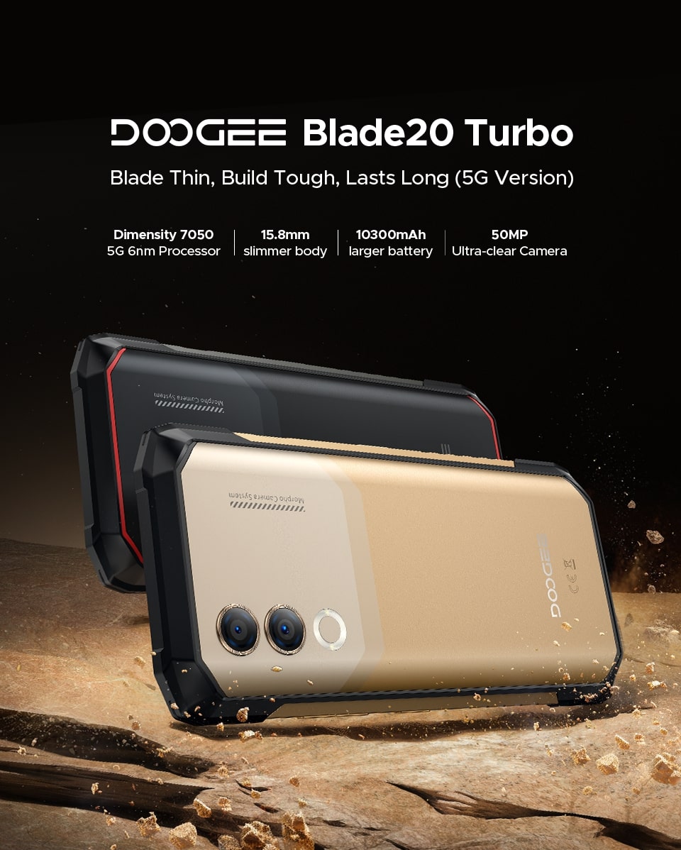 DOOGEE Blade 20 Turbo 5G Endüstriyel Akıllı Telefon