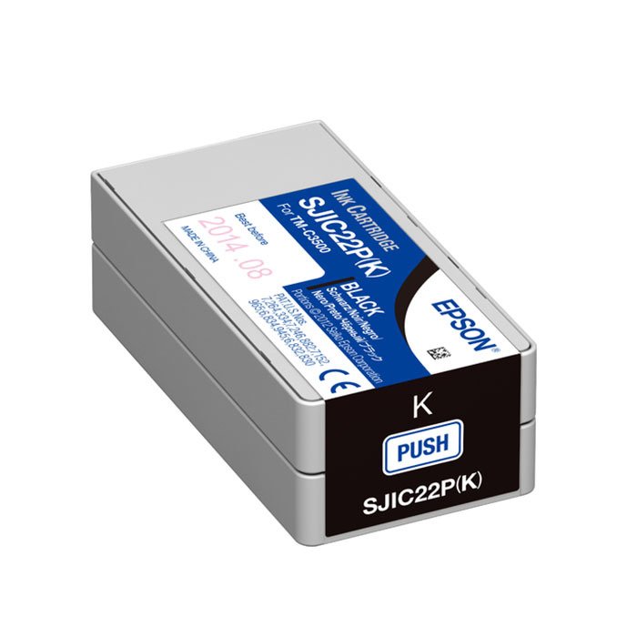 Epson ColorWorks C3500 Kartuş Siyah - SJIC22P(K)